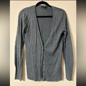 Mossimo Gray Button Up Sweater